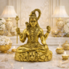 Estátua Shiva em Metal Dourado Modelo 1