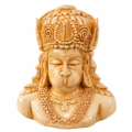 Busto Hanuman em Resina