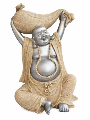 Estatua Buda Sorridente da Prosperidade 24 cm