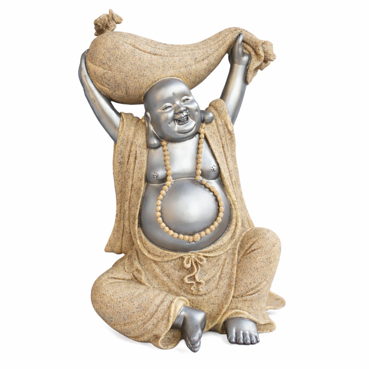 Estatua Buda Sorridente da Prosperidade 24 cm