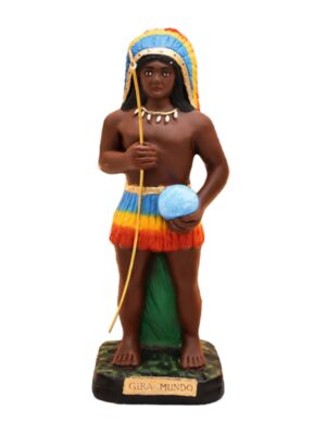 Estátua Caboclo Gira Mundo em Resina