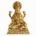 Estátua Lakshmi em Metal Dourado Modelo 5
