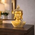 Busto Buda Serenidade Dourado 32 cm