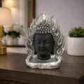Cabeça Buda Chama da Iluminação 17 cm