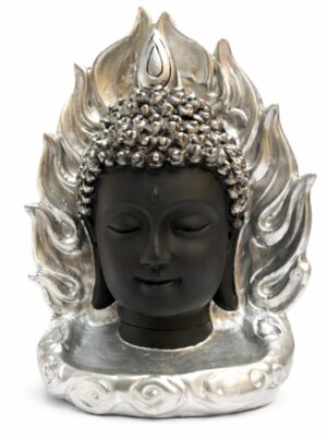 Cabeça Buda Chama da Iluminação 17 cm