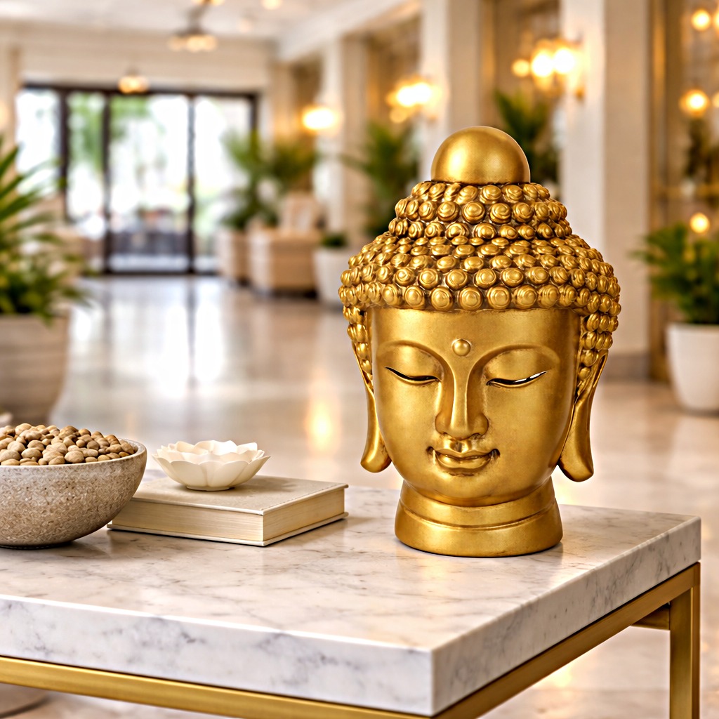 Cabeça de Buda Decorativa