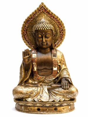 Escultura Buda Guardião da Paz 25 cm Escultura Buda Guardião da Paz 25 cm