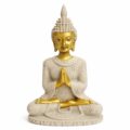 Escultura Buda Oração da Serenidade 21 cm