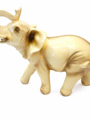 Escultura Elefante Decorativo com Tromba Levantada 23 cm Escultura Elefante Decorativo com Tromba Levantada 23 cm