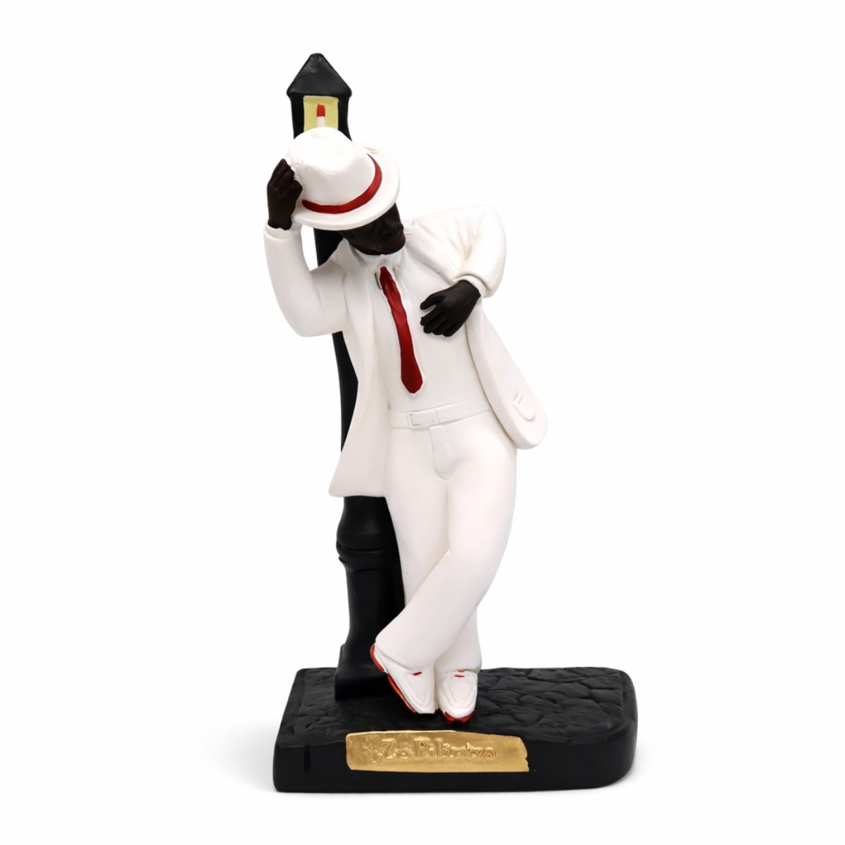 Escultura Zé Pelintra Elegante 23 cm Escultura Zé Pelintra Elegante 23 cm