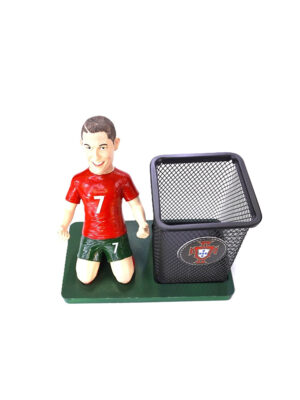 Estátua Cristiano Ronaldo Porta‑Canetas