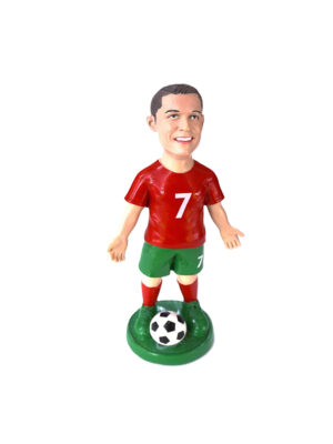 Estátua Cristiano Ronaldo com Bola