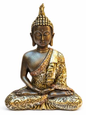 Estátua Decorativa Buda Harmonia Zen 20 cm