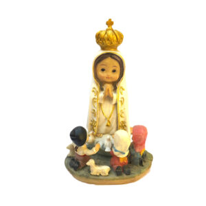 Estátua Nossa Senhora de Fátima com Pastores