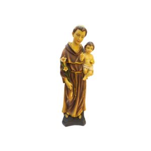 Figura de Santo António em Ouro com Jesus