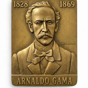 Arnaldo Gama Bronze Medallion