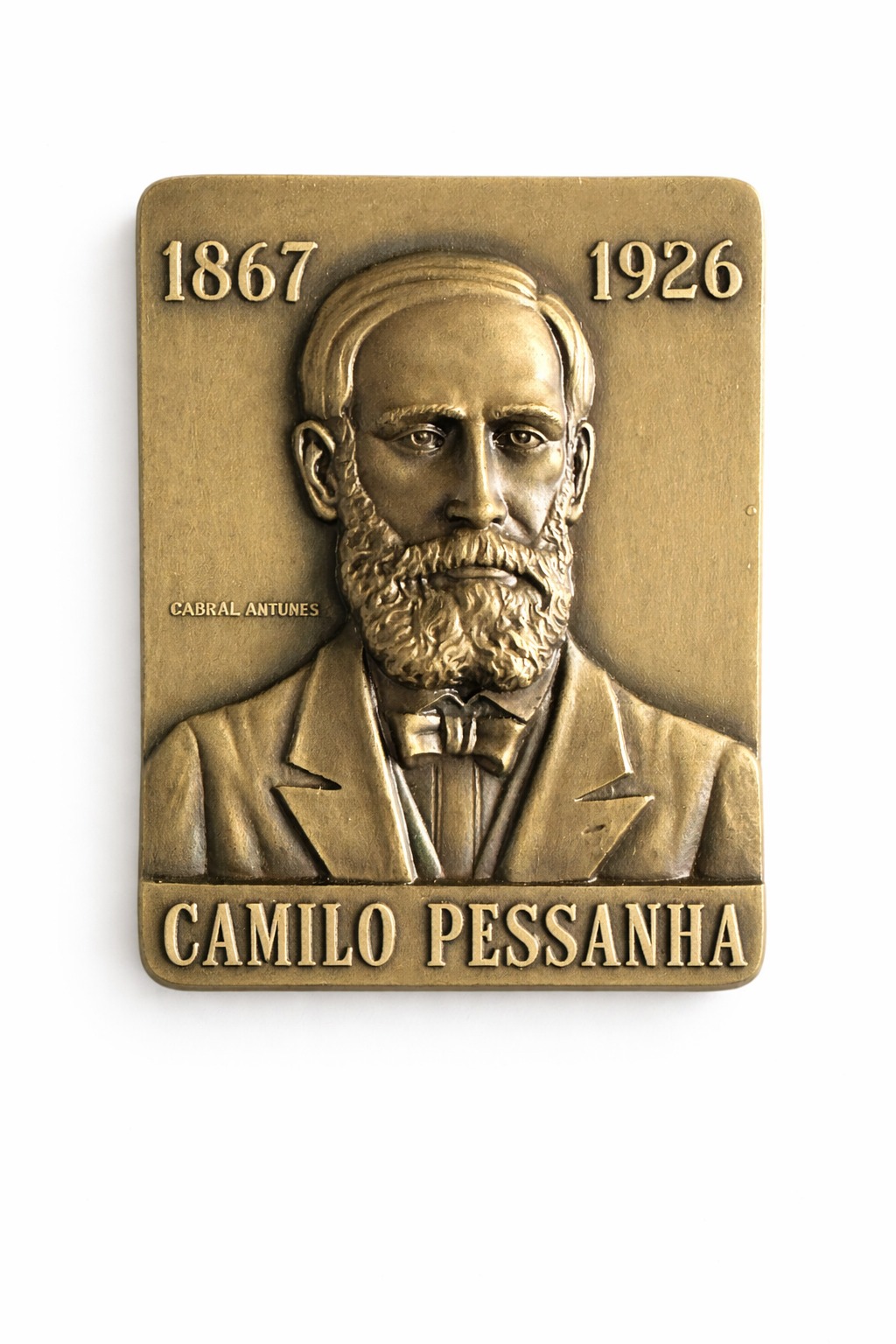 Camilo Pessanha Bronze Medallion