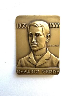 Cesário Verde Bronze Medallion