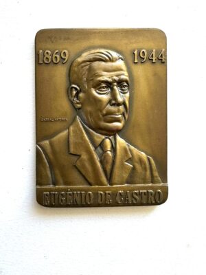 Eugénio de Castro Bronze Medallion
