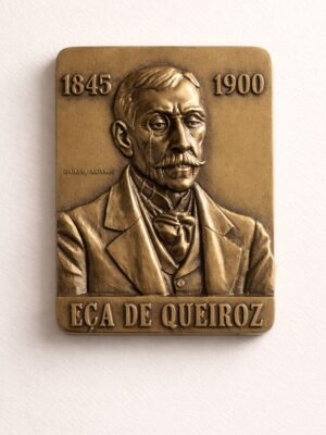 Eça de Queirós Bronze Medallion