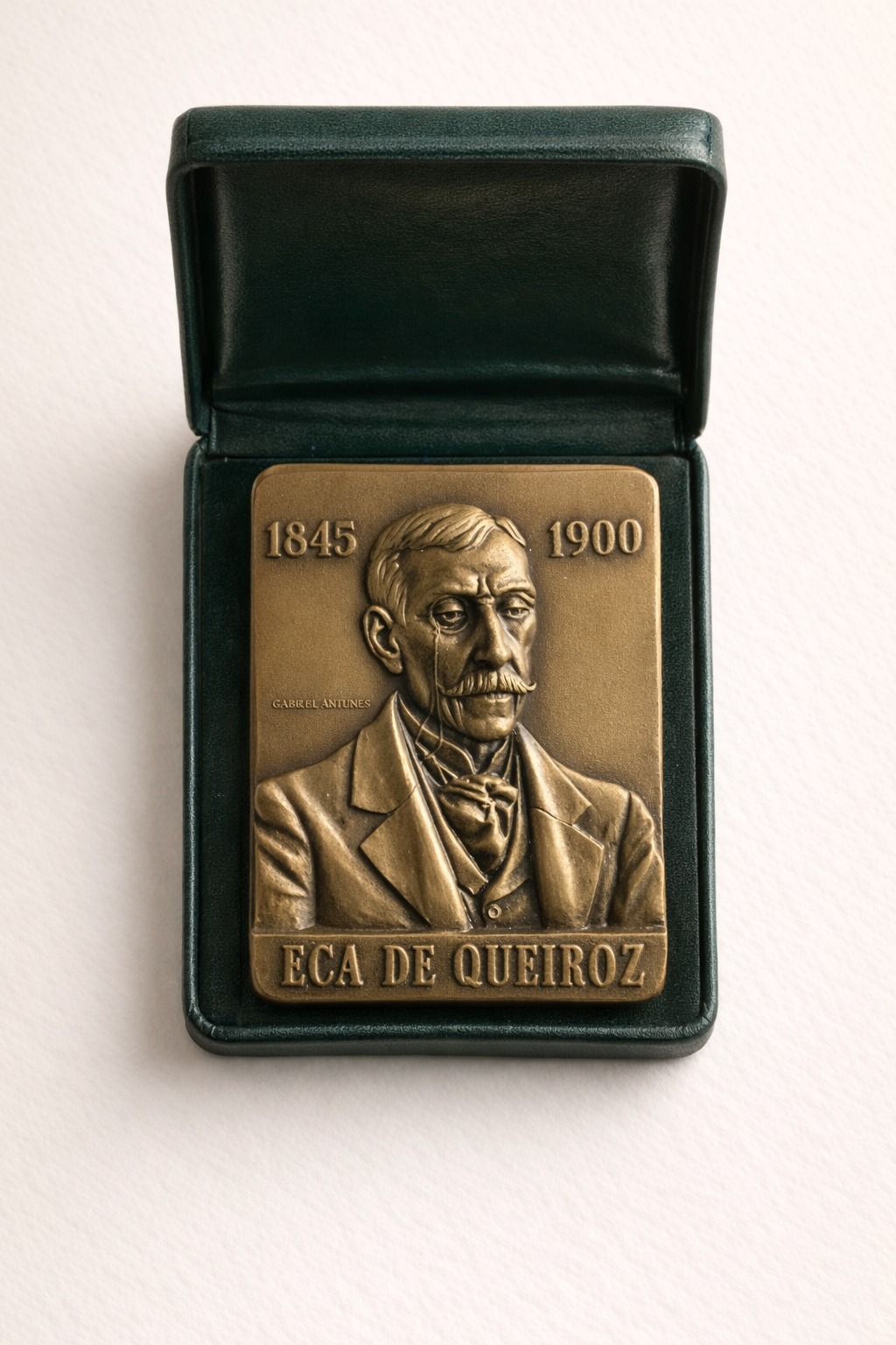 Eça de Queirós Bronze Medallion