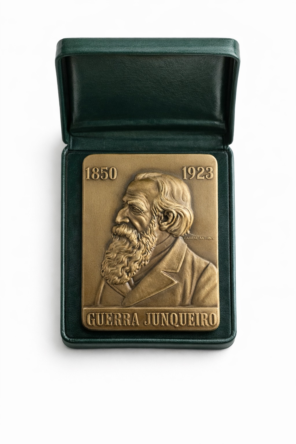 Guerra Junqueiro Bronze Medallion