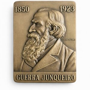 Guerra Junqueiro Bronze Medallion