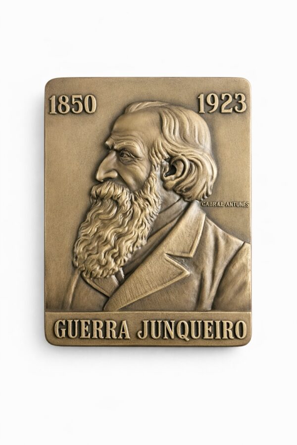 Guerra Junqueiro Bronze Medallion