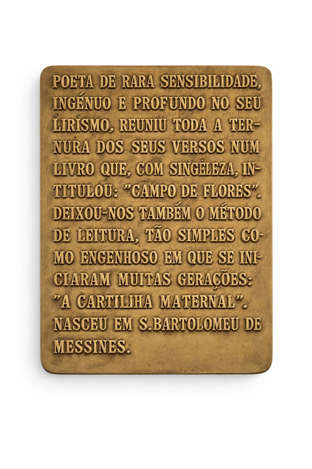 João de Deus Bronze Medallion