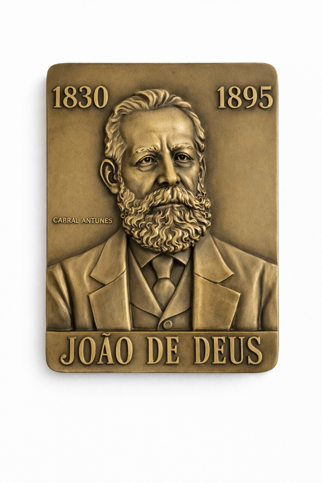 João de Deus Bronze Medallion
