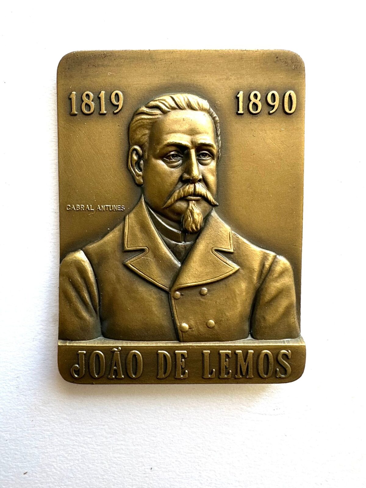 João de Lemos Bronze Medallion João de Lemos Bronze Medallion