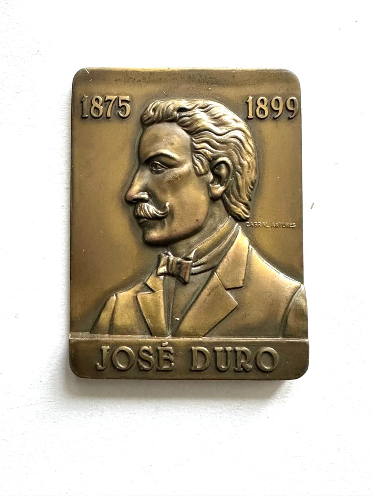 José Duro Bronze Medallion