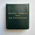 Maria Amália Vaz de Carvalho Bronze Medallion