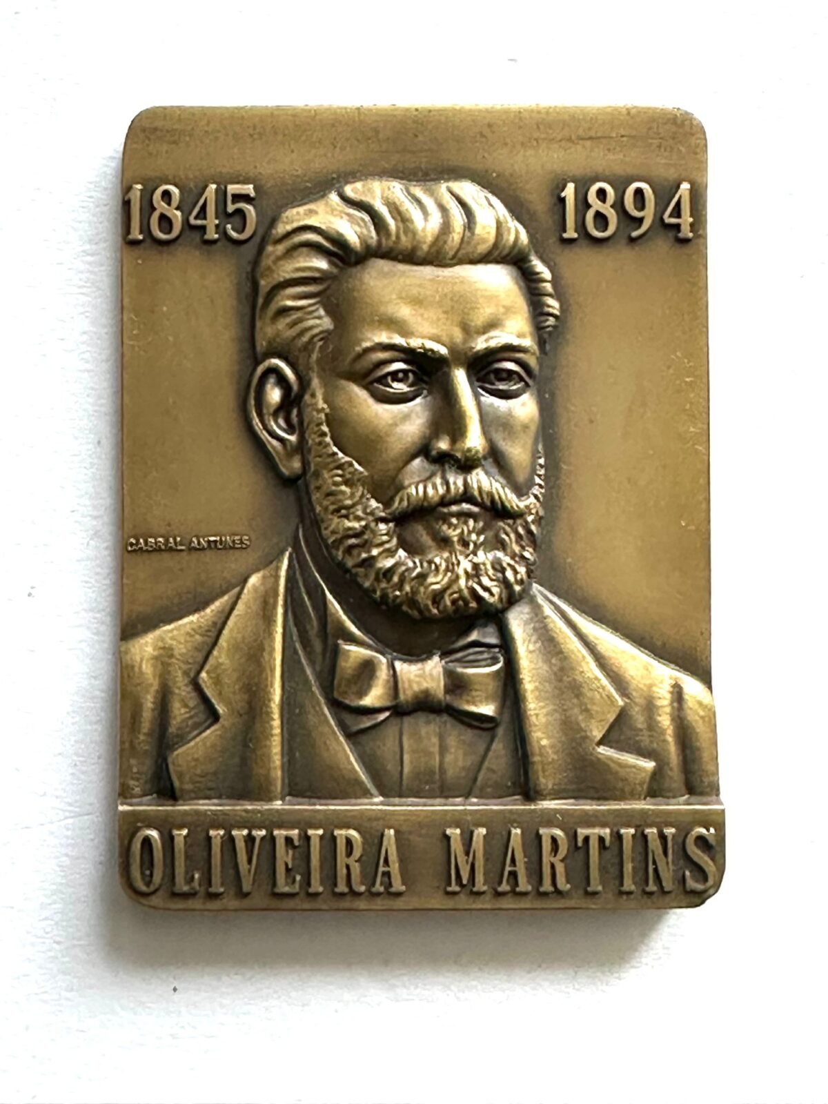 Oliveira Martins Bronze Medallion