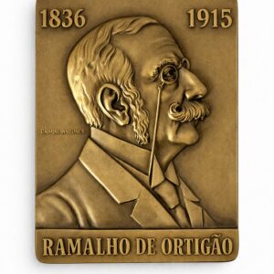 Ramalho de Ortigão Bronze Medallion