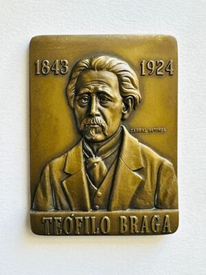 Teófilo Braga Bronze Medallion