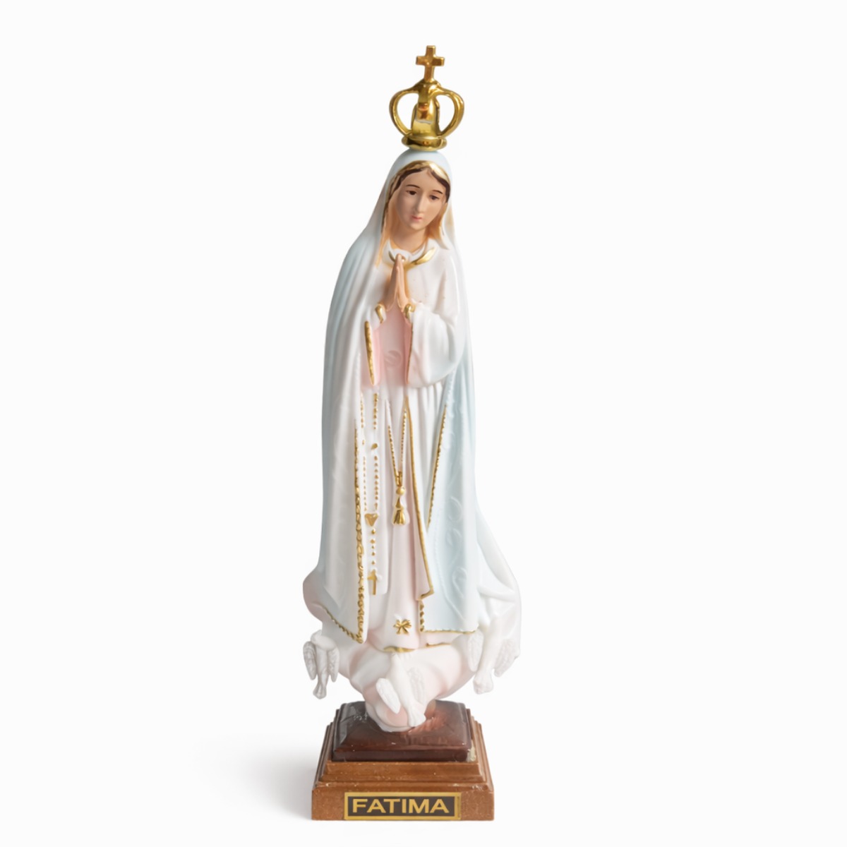 Estatua Nossa Senhora de Fátima em Resina