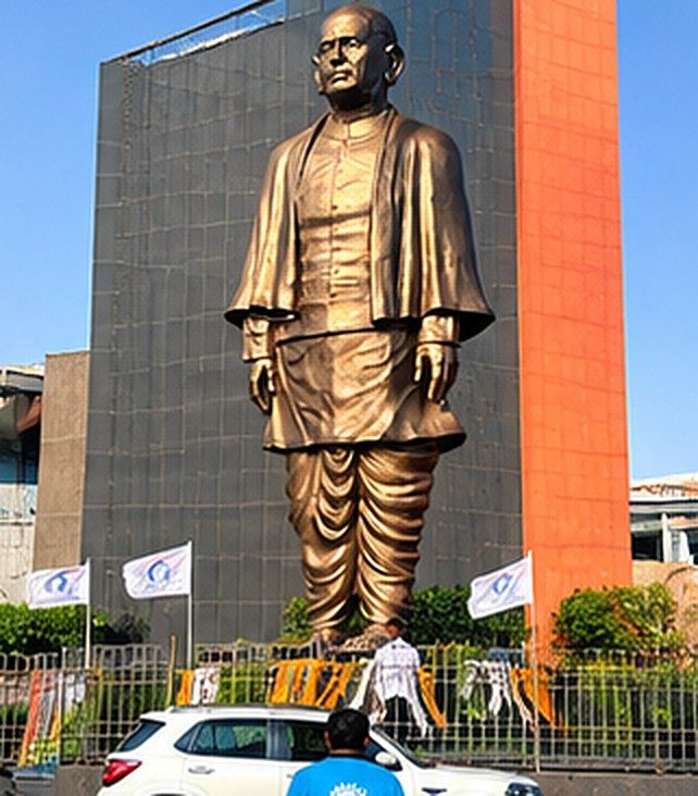 Estátua em bronze de 31 pés de Sardar Patel