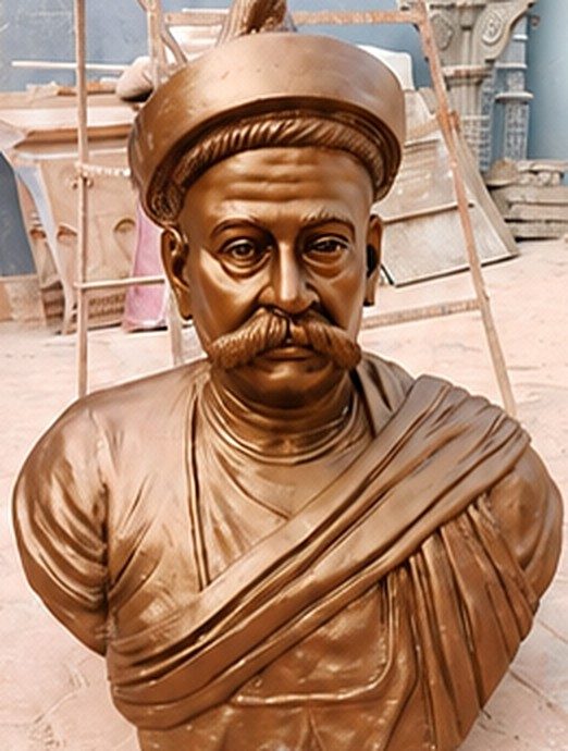 Busto em bronze
